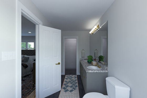 Interior - Master Bathroom for Traditional House Plan #1060-211 - 3 bed, 2.5 bath