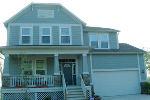 Exterior - Front Elevation 3 for Craftsman House Plan #20-1217 - 3 bed, 2.5 bath