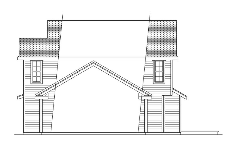 Home Plan - Exterior - Other Elevation 1 for Farmhouse House Plan #124-161 - 3 bed, 2.5 bath