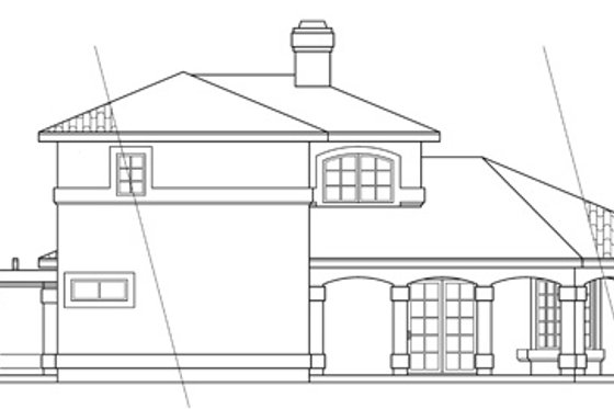 Exterior - Other Elevation House Plan #124-236 - 2 bed, 2 bath