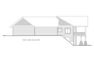 Exterior - Other Elevation 1 for Craftsman House Plan #117-1044 - 4 bed, 3.5 bath