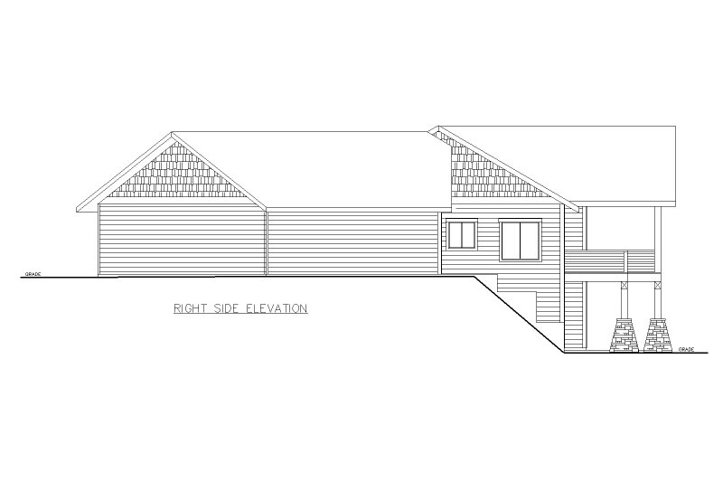 Dream House Plan - Exterior - Other Elevation 1 for Craftsman House Plan #117-1044 - 4 bed, 3.5 bath