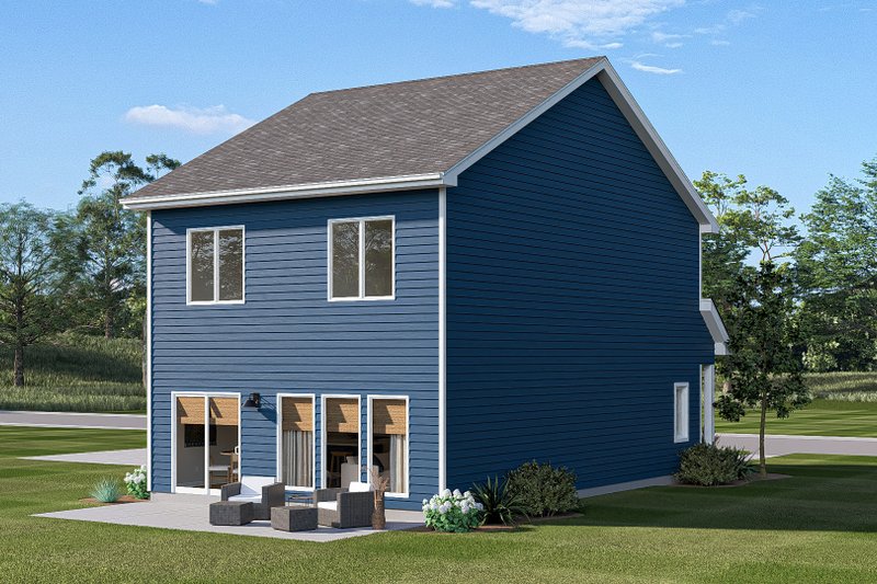 Architectural House Design - Exterior - Other Elevation 2 for Farmhouse House Plan #455-788 - 3 bed, 2.5 bath