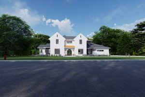 Exterior - Front Elevation 6 for Traditional House Plan #1069-35 - 4 bed, 4.5 bath