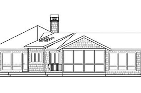 Exterior - Other Elevation for Craftsman House Plan #124-861 - 3 bed, 2 bath