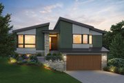 Contemporary Style House Plan - 3 Beds 2.5 Baths 2058 Sq/Ft Plan #48-1148 
