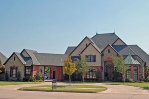 Exterior - Front Elevation 3 for European House Plan #310-519 - 4 bed, 4.5 bath