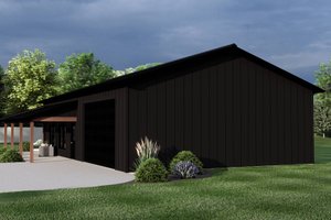 Exterior - Other Elevation 1 for Barndominium House Plan #1064-299 - 2 bed, 1 bath