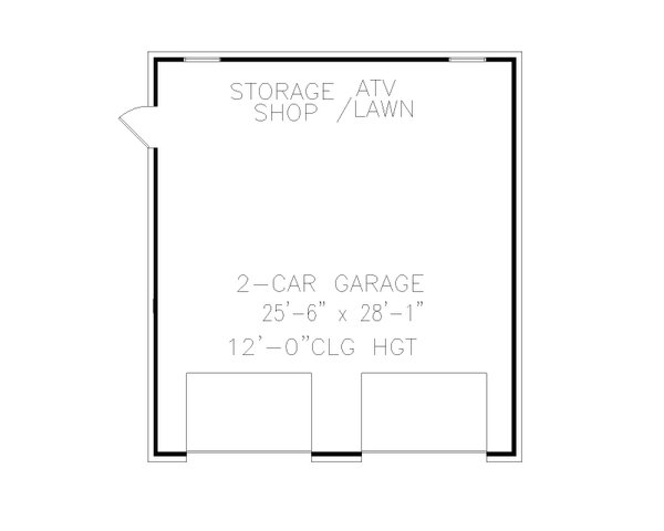 Modern Floor Plan - Main Floor Plan #54-556