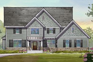 Traditional Exterior - Front Elevation Plan #901-117