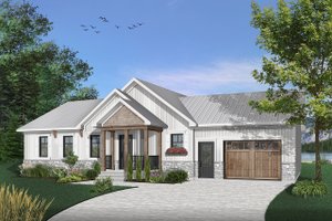 Ranch Exterior - Front Elevation Plan #23-2652