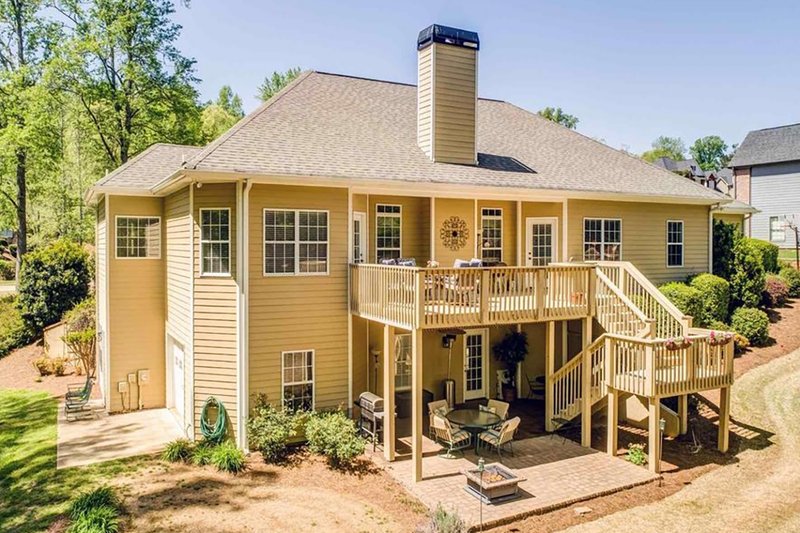 Architectural House Design - Exterior - Rear Elevation for Traditional House Plan #437-110 - 3 bed, 2.5 bath