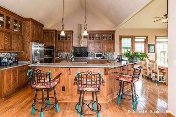 Interior - Kitchen 1 for Craftsman House Plan #929-505 - 4 bed, 3 bath
