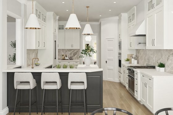 Interior - Kitchen for Craftsman House Plan #54-694 - 5 bed, 4 bath