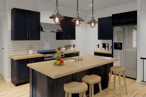 Interior - Kitchen for Farmhouse House Plan #54-547 - 3 bed, 2.5 bath