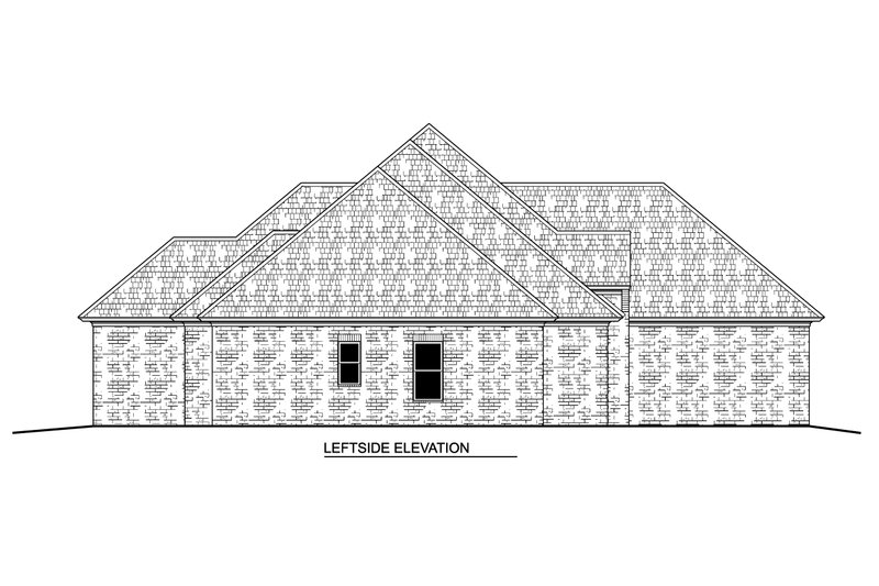 House Design - Exterior - Other Elevation for Traditional House Plan #1081-37 - 3 bed, 2 bath