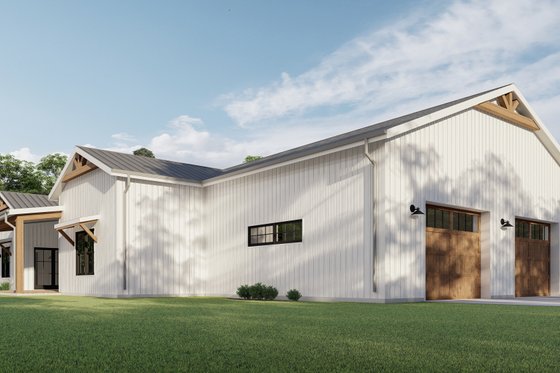 Exterior - Other Elevation 5 for Barndominium House Plan #1092-40 - 4 bed, 2.5 bath