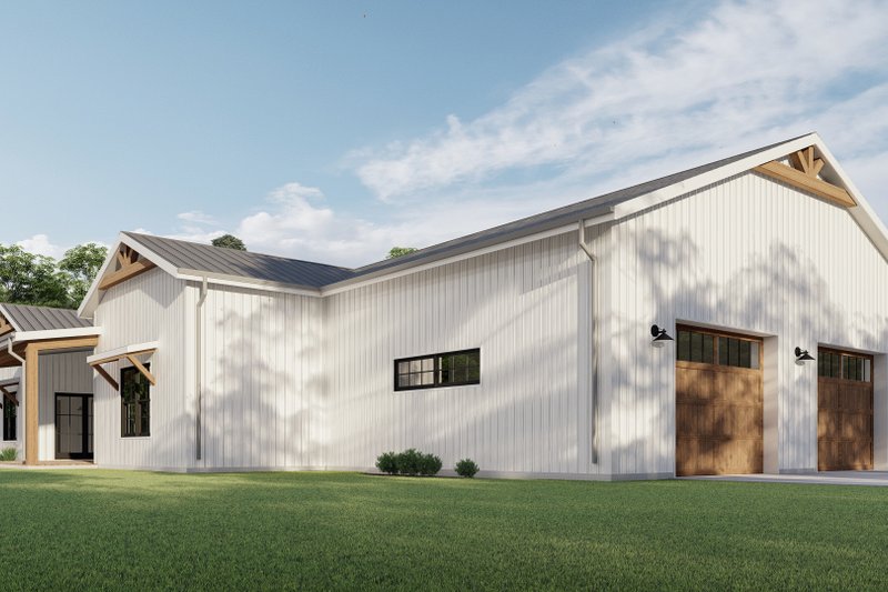 House Design - Exterior - Other Elevation 5 for Barndominium House Plan #1092-40 - 4 bed, 2.5 bath