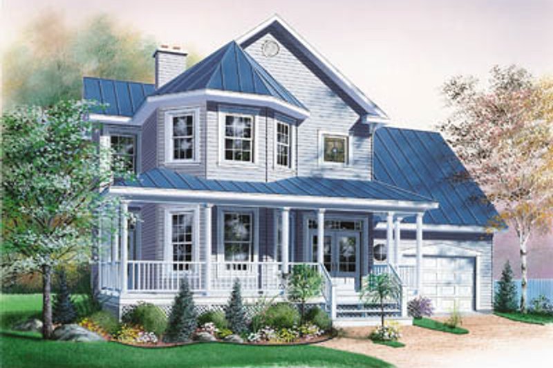 Dream House Plan - Country Exterior - Front Elevation Plan #23-274