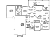 European Style House Plan - 6 Beds 4.5 Baths 2552 Sq/Ft Plan #5-149 