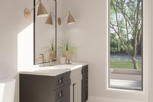 Interior - Bathroom for Contemporary House Plan #1114-91 - 4 bed, 3.5 bath