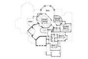 European Style House Plan - 5 Beds 4.5 Baths 5232 Sq/Ft Plan #411-264 