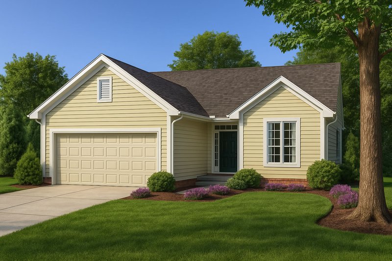 Dream House Plan - Traditional Exterior - Front Elevation Plan #20-1768