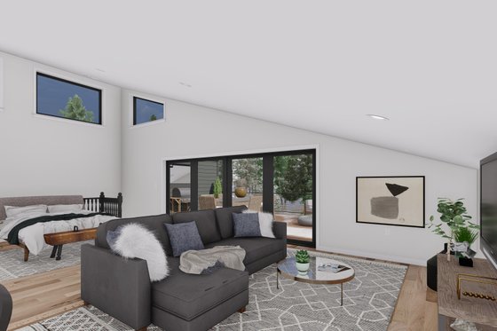 Interior - Other for Modern House Plan #1060-117 - 1 bed, 1.5 bath