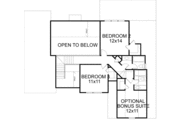 European Style House Plan - 4 Beds 3.5 Baths 1991 Sq/Ft Plan #56-148 