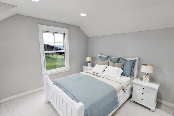 Interior - Bedroom 2 for Farmhouse House Plan #51-1269 - 3 bed, 3.5 bath