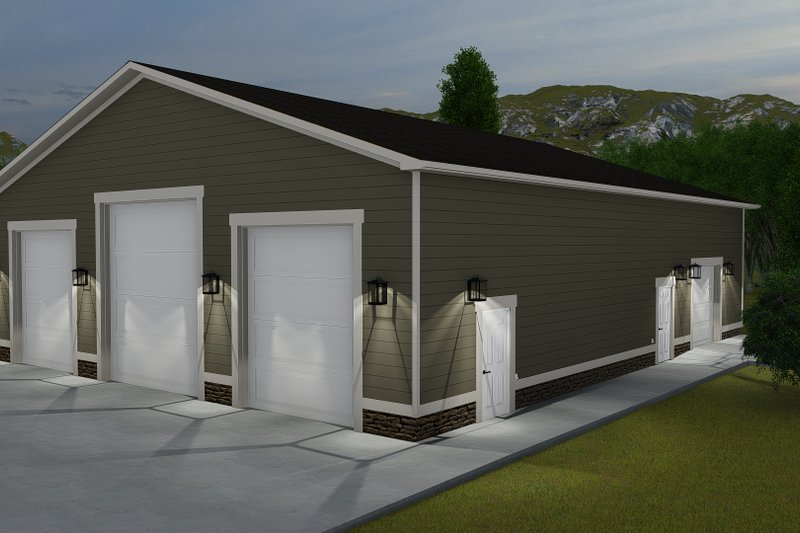 Home Plan - Exterior - Front Elevation 4 for Traditional House Plan #1060-71, 0 bath