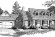 Traditional Style House Plan - 3 Beds 2 Baths 1594 Sq/Ft Plan #14-155 