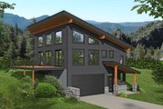 Country Style House Plan - 1 Beds 1 Baths 1008 Sq/Ft Plan #932-380 