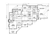 European Style House Plan - 3 Beds 3.5 Baths 3817 Sq/Ft Plan #5-410 