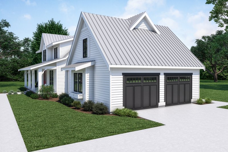 Architectural House Design - Exterior - Other Elevation 1 for Farmhouse House Plan #1070-19 - 4 bed, 2.5 bath