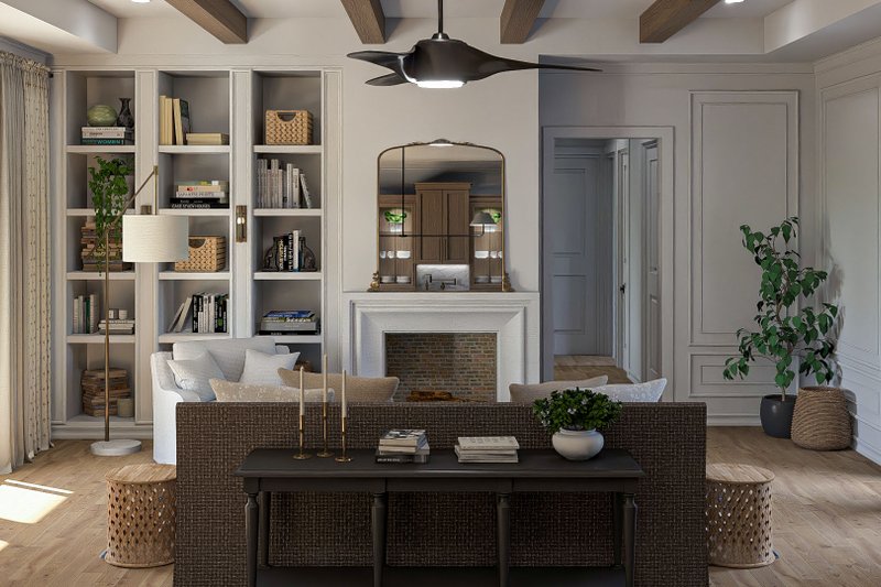 House Design - Interior - Family Room 2 for Modern House Plan #455-371 - 3 bed, 2.5 bath