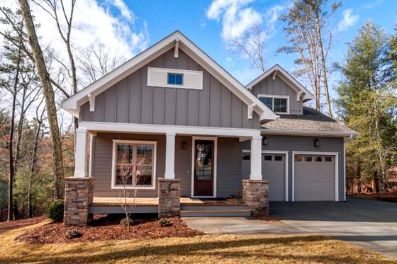 Exterior - Front Elevation 4 for Craftsman House Plan #461-9 - 3 bed, 2.5 bath