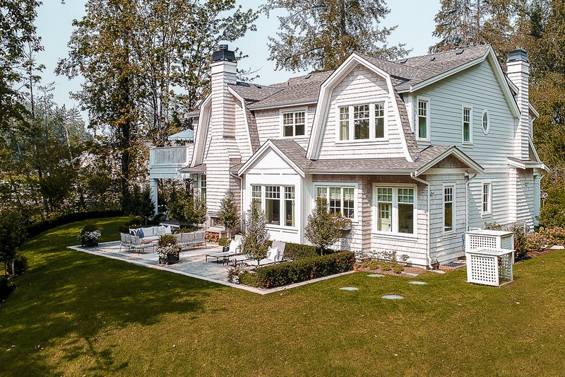 House Blueprint - Exterior - Rear Elevation 4 for Beach House Plan #1114-17 - 3 bed, 3.5 bath