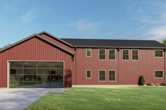 Exterior - Other Elevation 6 for Barndominium House Plan #1092-45 - 5 bed, 4.5 bath