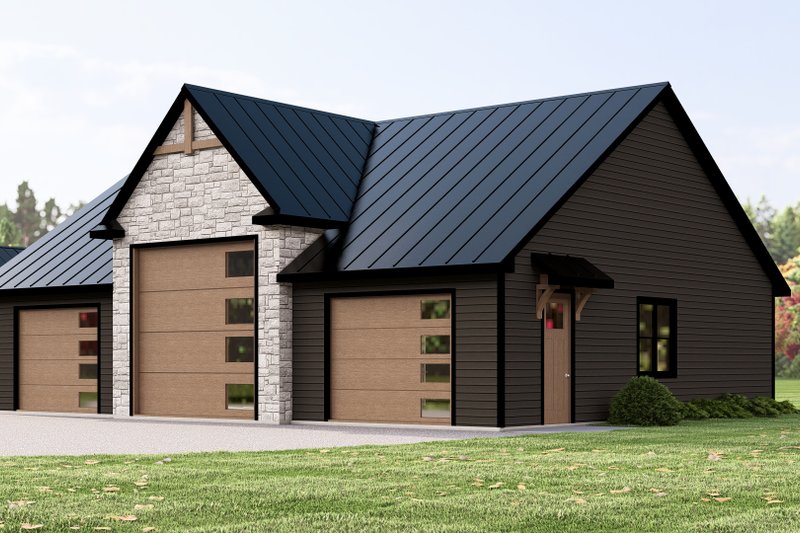 House Design - Exterior - Other Elevation for Contemporary House Plan #1064-331, 0 bath