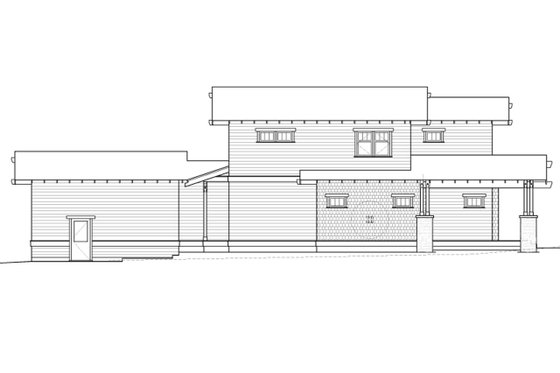 Exterior - Other Elevation for Craftsman House Plan #895-2 - 3 bed, 2.5 bath