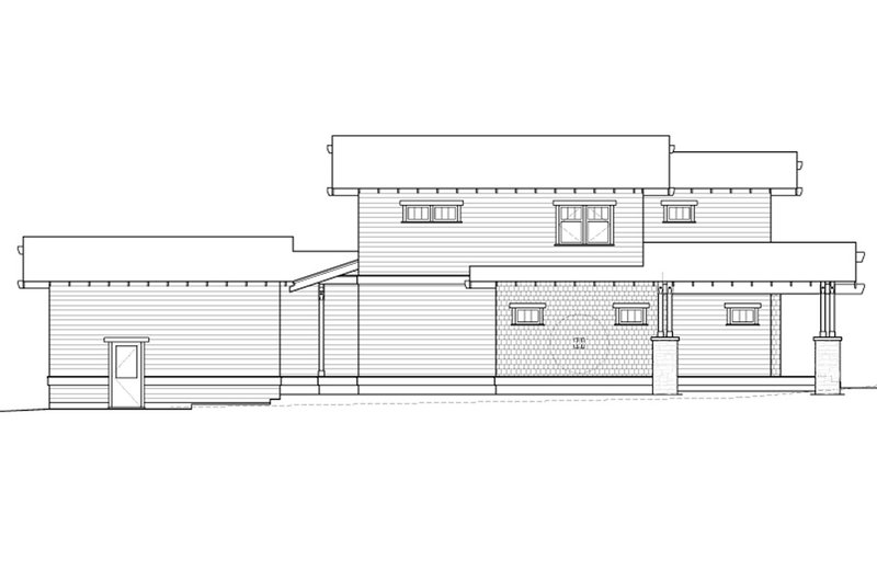 Dream House Plan - Exterior - Other Elevation for Craftsman House Plan #895-2 - 3 bed, 2.5 bath