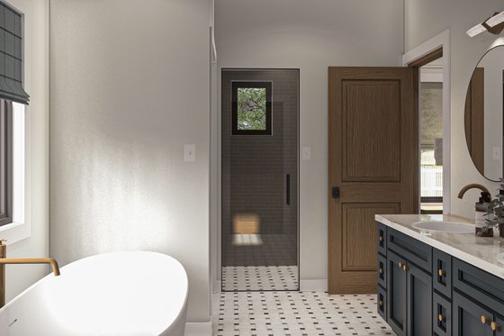 Interior - Master Bathroom for Farmhouse House Plan #455-440 - 3 bed, 2.5 bath