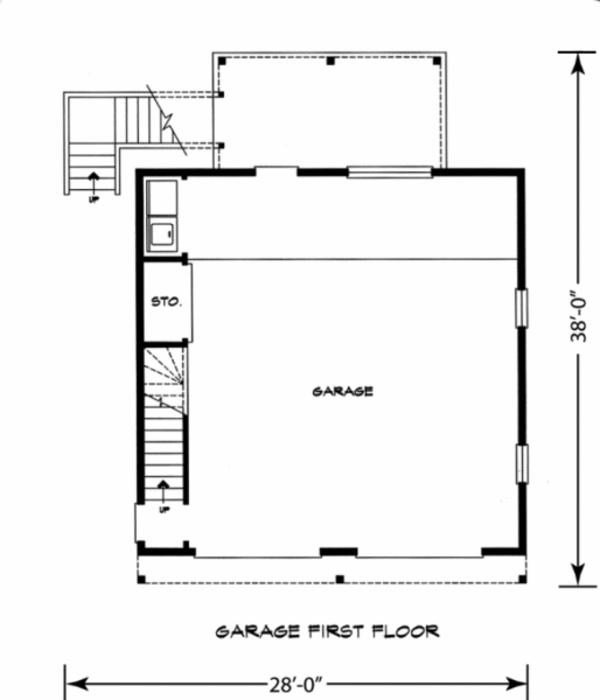 Cottage Floor Plan - Main Floor Plan #140-106