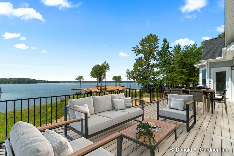 Home Plan - Exterior - Outdoor Living for Traditional House Plan #929-910 - 3 bed, 2.5 bath