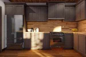 Interior - Kitchen 2 for European House Plan #17-2255 - 3 bed, 2.5 bath