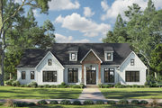 Farmhouse Style House Plan - 3 Beds 3.5 Baths 2881 Sq/Ft Plan #430-408 Exterior 