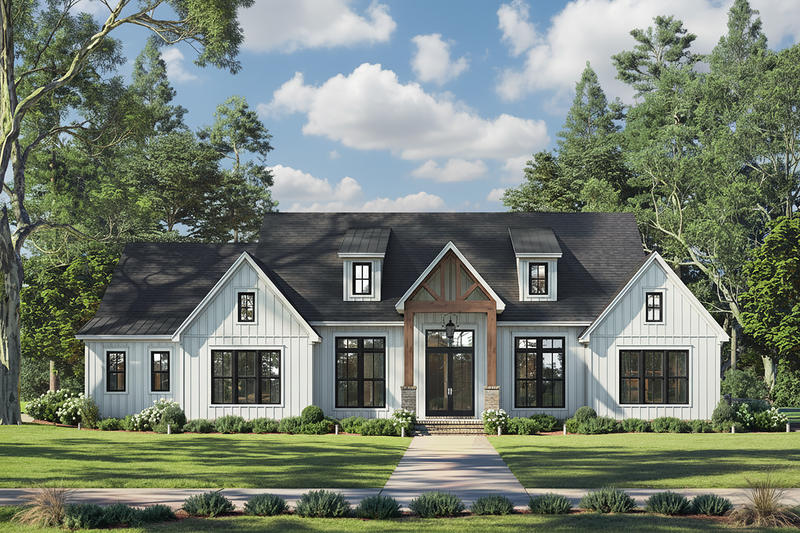 Dream House Plan - Exterior - Front Elevation 8 for Farmhouse House Plan #430-408 - 3 bed, 3.5 bath