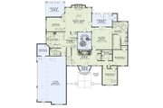 Country Style House Plan - 4 Beds 3 Baths 2609 Sq/Ft Plan #17-2928 Floor 