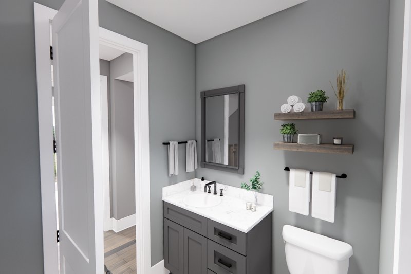 Dream House Plan - Interior - Bathroom 1 for Farmhouse House Plan #51-1564 - 4 bed, 3.5 bath